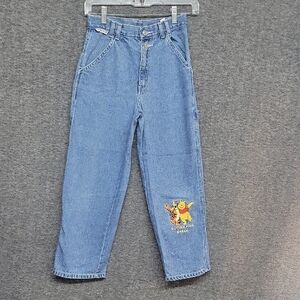 Pooh 100 Acre Collection Carpenter Jeans 100% Cotton Denim Girls Size 10